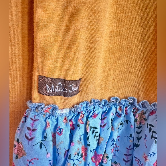 Matilda Jane Weekend Vibes Make Believe Tunic Top Womens Size M Yellow Ruffled - Picture 5 of 5